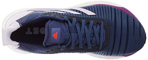 adidas Solar Glide 19 W, Zapatillas para Correr Mujer, Tech Indigo/FTWR White/Purple Tint, 36 EU