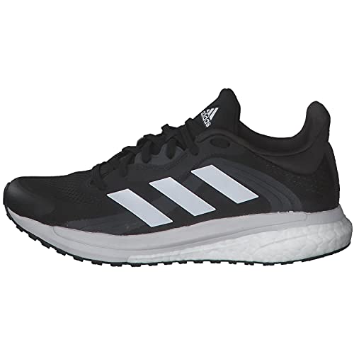 adidas Solar Glide 4 ST W, Zapatillas de Running Mujer, NEGBÁS/FTWBLA/GRISEI, 38 2/3 EU