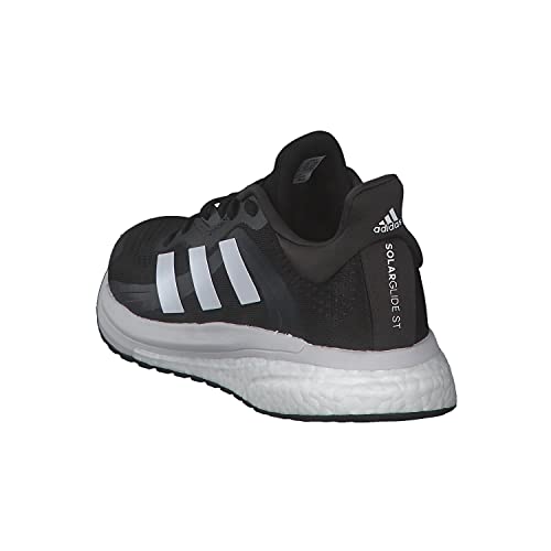 adidas Solar Glide 4 ST W, Zapatillas de Running Mujer, NEGBÁS/FTWBLA/GRISEI, 38 2/3 EU