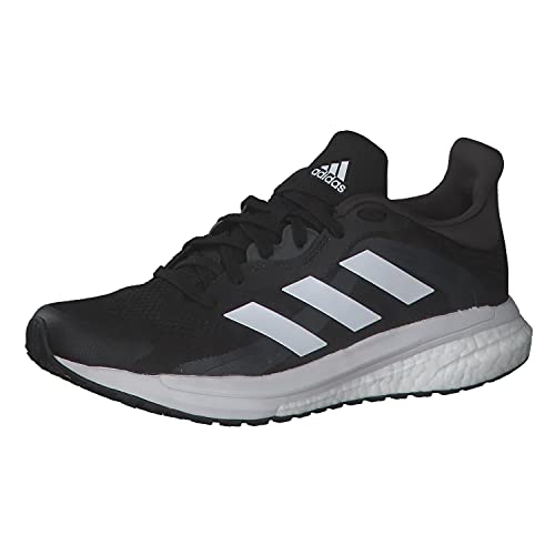 adidas Solar Glide 4 ST W, Zapatillas de Running Mujer, NEGBÁS/FTWBLA/GRISEI, 38 2/3 EU