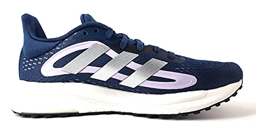 adidas Solar Glide 4, Zapatillas para Caminar Mujer, Crenav Silvmt Prptnt, 38 EU