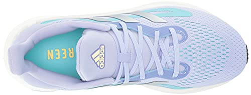 adidas Solar Glide 4, Zapatillas para Correr Mujer, Tono Violeta Plateado metálico Naranja Tintado, 38 EU