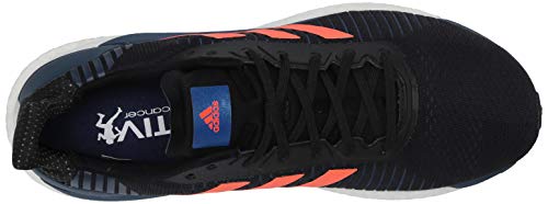 adidas Solar Glide St 19 M Zapatillas de correr para hombre, Negro/Solar Rojo/Indigo, 48 EU