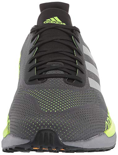 adidas Solar Glide ST 3 Running Shoe, Grey Five/Silver Metallic, 8