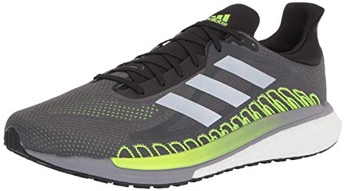 adidas Solar Glide ST 3 Running Shoe, Grey Five/Silver Metallic, 8