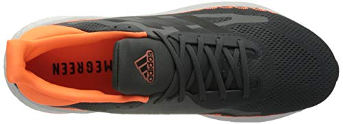 adidas Solar Glide ST M, Zapatillas para Correr Hombre, Grey Six/Core Black/Screaming Orange, 42 2/3 EU