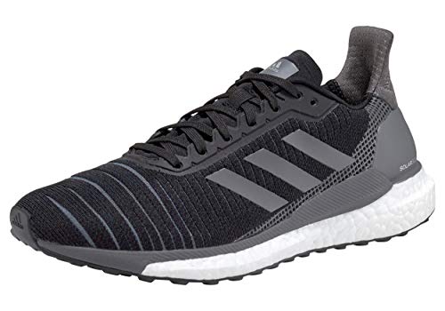 adidas Solarglide 19, Zapatillas De Carretera Mujer, Core Black/Grey/Cloud White, 36 2/3 EU