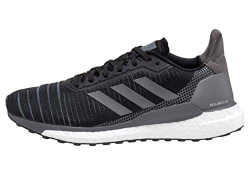 adidas Solarglide 19, Zapatillas De Carretera Mujer, Core Black/Grey/Cloud White, 36 2/3 EU