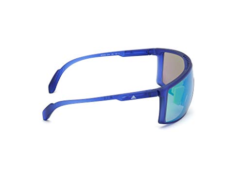 adidas SP0004 Gafas, Matte Blue/Green Mirror, 00 Unisex Adulto