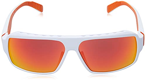 adidas SP0026 Gafas, Blanco/Naranja, Talla única Unisex Adulto