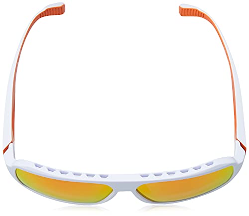 adidas SP0026 Gafas, Blanco/Naranja, Talla única Unisex Adulto