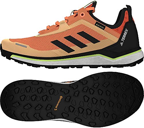 adidas Terrex Agravic Flow GTX W, Zapatillas Deportivas Mujer, Glory Amber/Core Black/FTWR White, 38 2/3 EU