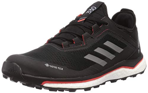 adidas Terrex Agravic Flow GTX, Zapatillas de Running Hombre, NEGBÁS/Gricua/Rojsol, 40 2/3 EU