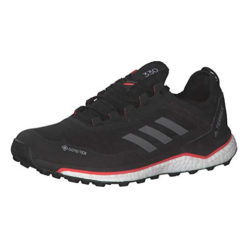 adidas Terrex Agravic Flow GTX, Zapatillas de Running, NEGBÁS/Gricua/Rojsol, 38 2/3 EU