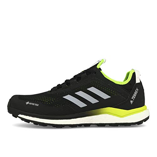 adidas Terrex Agravic Flow GTX, Zapatillas de Trail Running Hombre, NEGBÁS/PLAHAL/Amasol, 42 EU