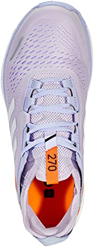 adidas Terrex Agravic Flow W, Zapatillas de Trail Running Mujer, MATPUR/Balcri/Rojsol, 42 2/3 EU