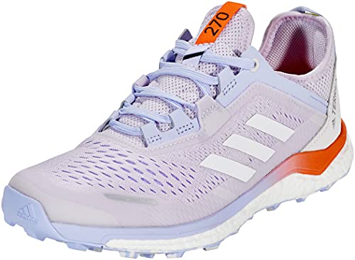 adidas Terrex Agravic Flow W, Zapatillas de Trail Running Mujer, MATPUR/Balcri/Rojsol, 42 2/3 EU