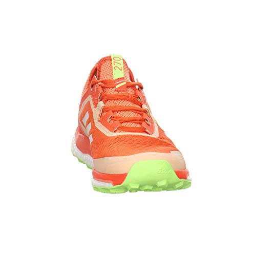 adidas Terrex Agravic Flow W, Zapatillas Deportivas Mujer, Amber Tint/FTWR White/Signal Green, 39 1/3 EU