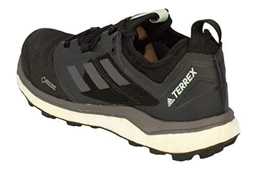 Adidas Terrex Agravic XT GTX Mujeres Running Trainers Sneakers (UK 4.5 US 6 EU 37 1/3, Black Grey White AC7664)
