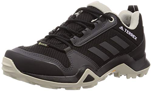 adidas Terrex Ax3 GTX W, Zapatillas para Carreras de montaña Mujer, Núcleo Negro Gris Oscuro Tinte Púrpura, 37 1/3 EU