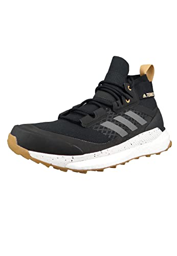 adidas Terrex Free Hiker Primeblue, Walking Shoe Hombre, Core Black/Grey/Mesa, 42 EU