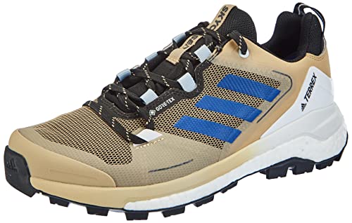 adidas Terrex Skychaser 2 GTX, Zapatillas para Carreras de montaa Hombre, Beige Tone Bold Blue Core Black, 42 EU