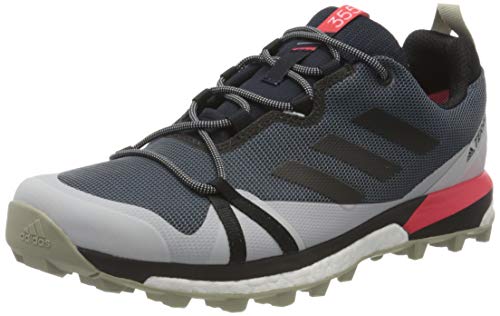 adidas Terrex Skychaser Lt GTX, Zapatillas para Carreras de montaña Hombre, Legacy Blue/Core Black/Shock Red, 45 1/3 EU