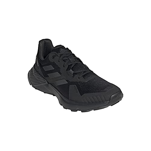 adidas Terrex SOULSTRIDE, Zapatillas de Trail Running Hombre, NEGBÁS/Carbon/GRISEI, 42 EU