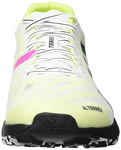 adidas Terrex Speed Pro W, Zapatillas de Trail Running Mujer, FTWBLA/Amasol/NEGBÁS, 42 EU