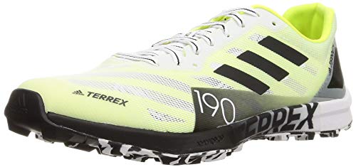 adidas Terrex Speed Pro, Zapatillas de Trail Running Hombre, FTWBLA/NEGBÁS/Amasol, 43 1/3 EU