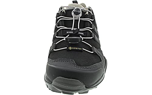 adidas Terrex Swift R2 GTX, Trail Running Shoe Mujer, Core Black/Solid Grey/Purple Tint, 37 1/3 EU