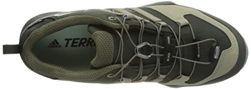 adidas Terrex Swift R2 GTX W, Zapatillas para Carreras de montaña Mujer, Leyenda Tierra/Gris Pluma/Gris Ceniza S18, 34 EU