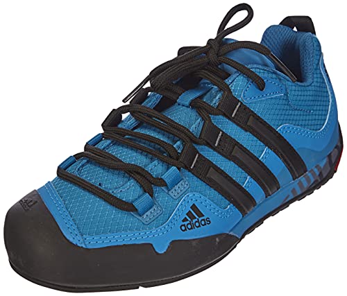Adidas Terrex Swift Solo, Walking Shoe Hombre, Dark Solar Blue/Core Black/Solar Blue, 45 1/3 EU