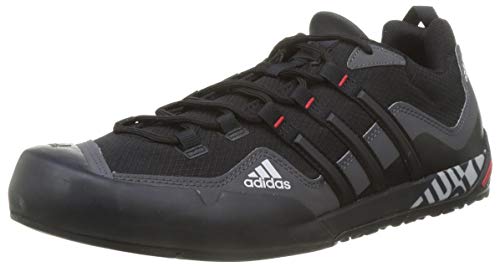 adidas Terrex Swift Solo, Zapatillas de Hiking Unisex Adulto, GRISEI/NEGBÁS/Escarl, 42 2/3 EU