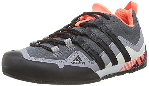 adidas Terrex Swift Solo, Zapatillas de Senderismo Unisex Adulto, GRISEI/NEGBÁS/Rojsol, 44 EU