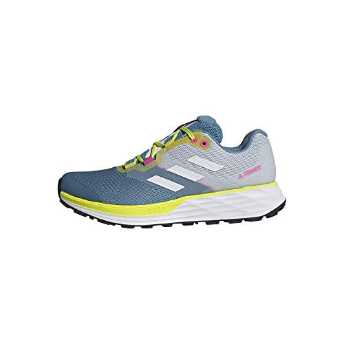 adidas Terrex Two Flow W, Zapatillas de Trail Running Mujer, AZUBRU/Balcri/AMAACI, 38 2/3 EU