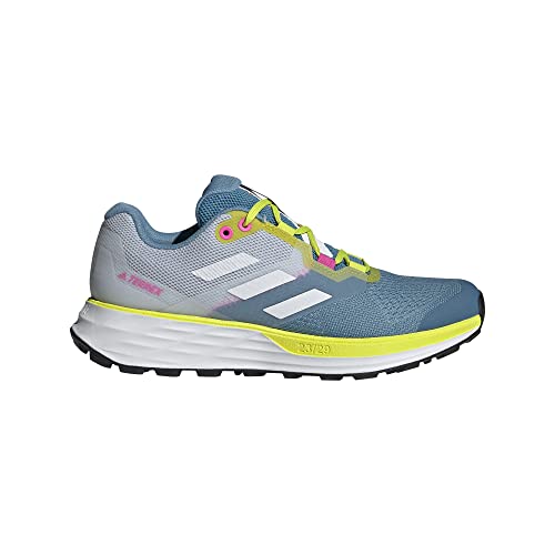 adidas Terrex Two Flow W, Zapatillas de Trail Running Mujer, AZUBRU/Balcri/AMAACI, 38 2/3 EU