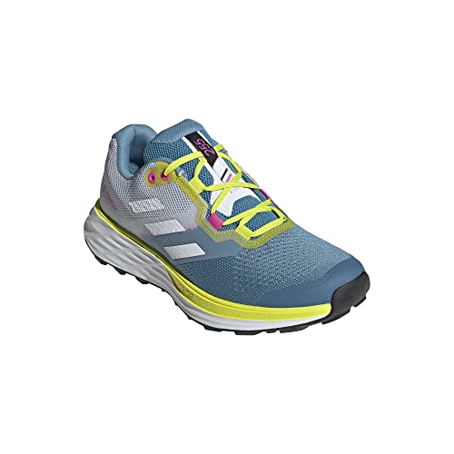 adidas Terrex Two Flow W, Zapatillas de Trail Running Mujer, AZUBRU/Balcri/AMAACI, 41 1/3 EU