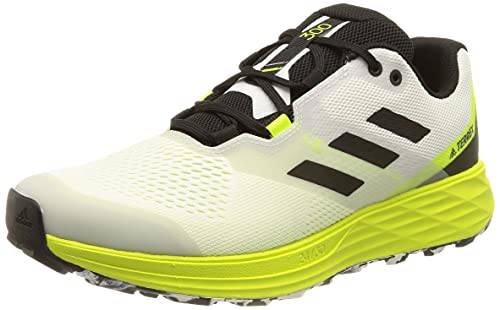 adidas Terrex Two Flow, Zapatillas de Trail Running Hombre, FTWBLA/NEGBÁS/Amasol, 44 EU