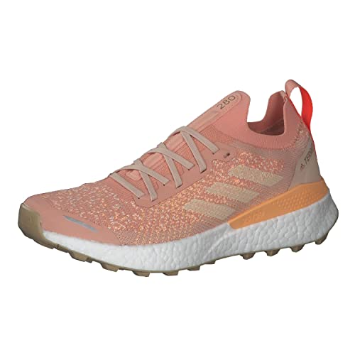 adidas Terrex Two Ultra PRIMEBLUE W, Zapatillas de Trail Running Mujer, RUBAMB/BLAMAR/Rojsol, 40 2/3 EU