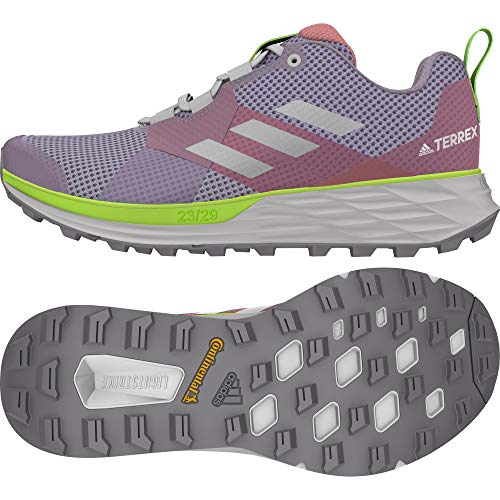 adidas Terrex Two W, Zapatillas Deportivas Mujer, Purple Tint/FTWR White/Glory Pink, 40 2/3 EU