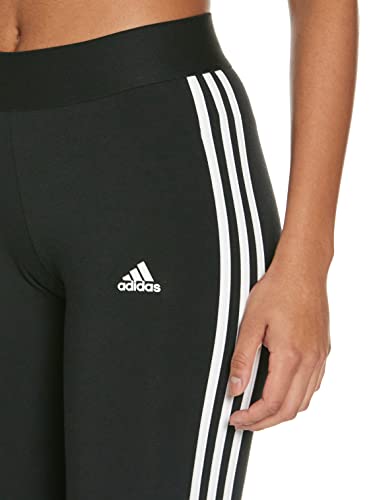 adidas W 3S Leg Leggings, Womens, Black/White, Medium