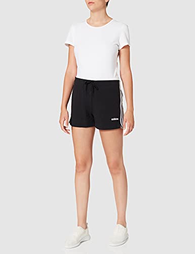 adidas W E 3S Short Sport Shorts, Mujer, Black/White, XL