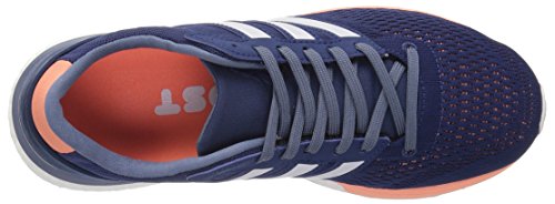 adidas Women's Adizero Boston 6 w, Noble Indigo/White/Raw Steel, 9 M US