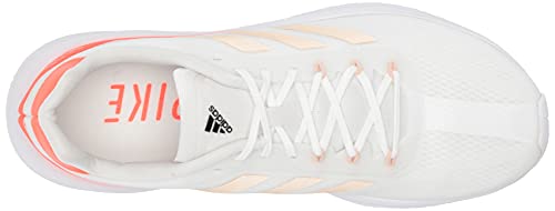 adidas Women's Sl20.2 Running Shoe, White/Halo Blush/Solar Red, 5