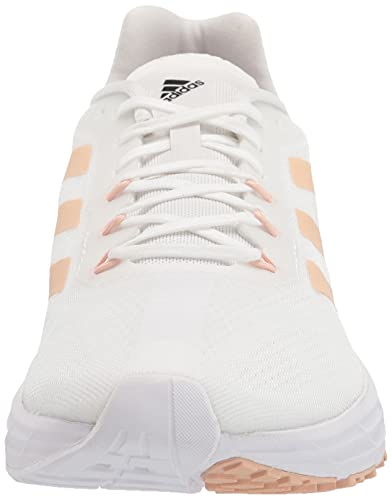 adidas Women's Sl20.2 Running Shoe, White/Halo Blush/Solar Red, 5