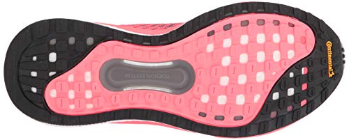 adidas Women's Solar Glide ST 3 Running Shoe, Grey/Crystal White/Pink, 5