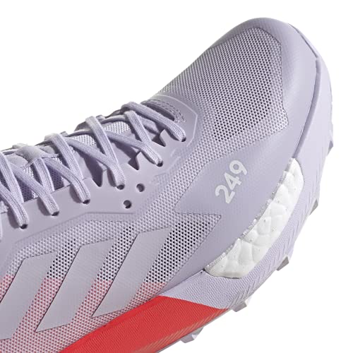 adidas Women's Terrex Agravic Ultra Purple Tint/Purple Tint/Solar Red 10.5