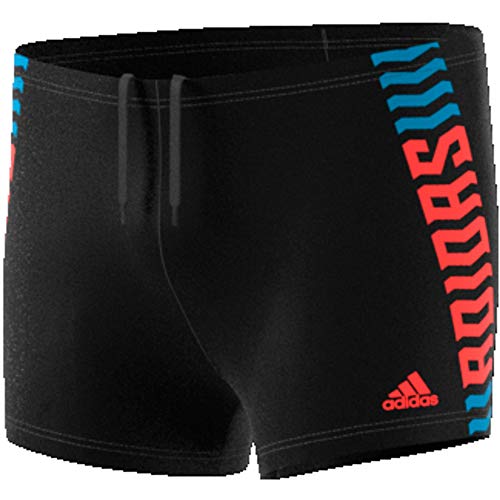 adidas Yb Fit BK Boxer Bañador, Unisex niños, Negro/apsord/Ciasho, 164 (13/14 años)