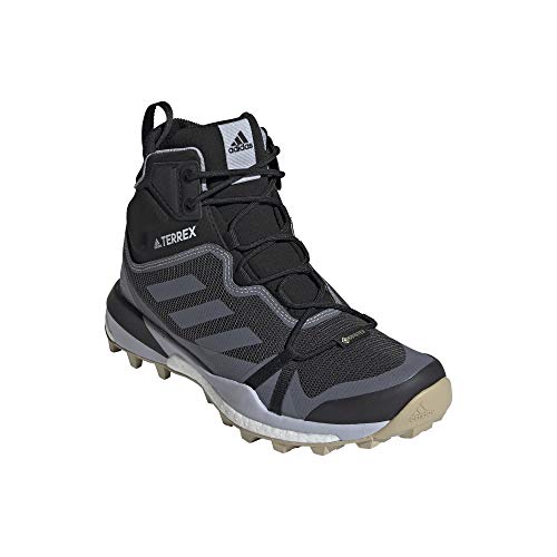 adidas Zapatilla Terrex Skychaser LT Mid GTX W, Botas de Senderismo Mujer, CBLACK/HALSIL/HALBLU, 40 2/3 EU